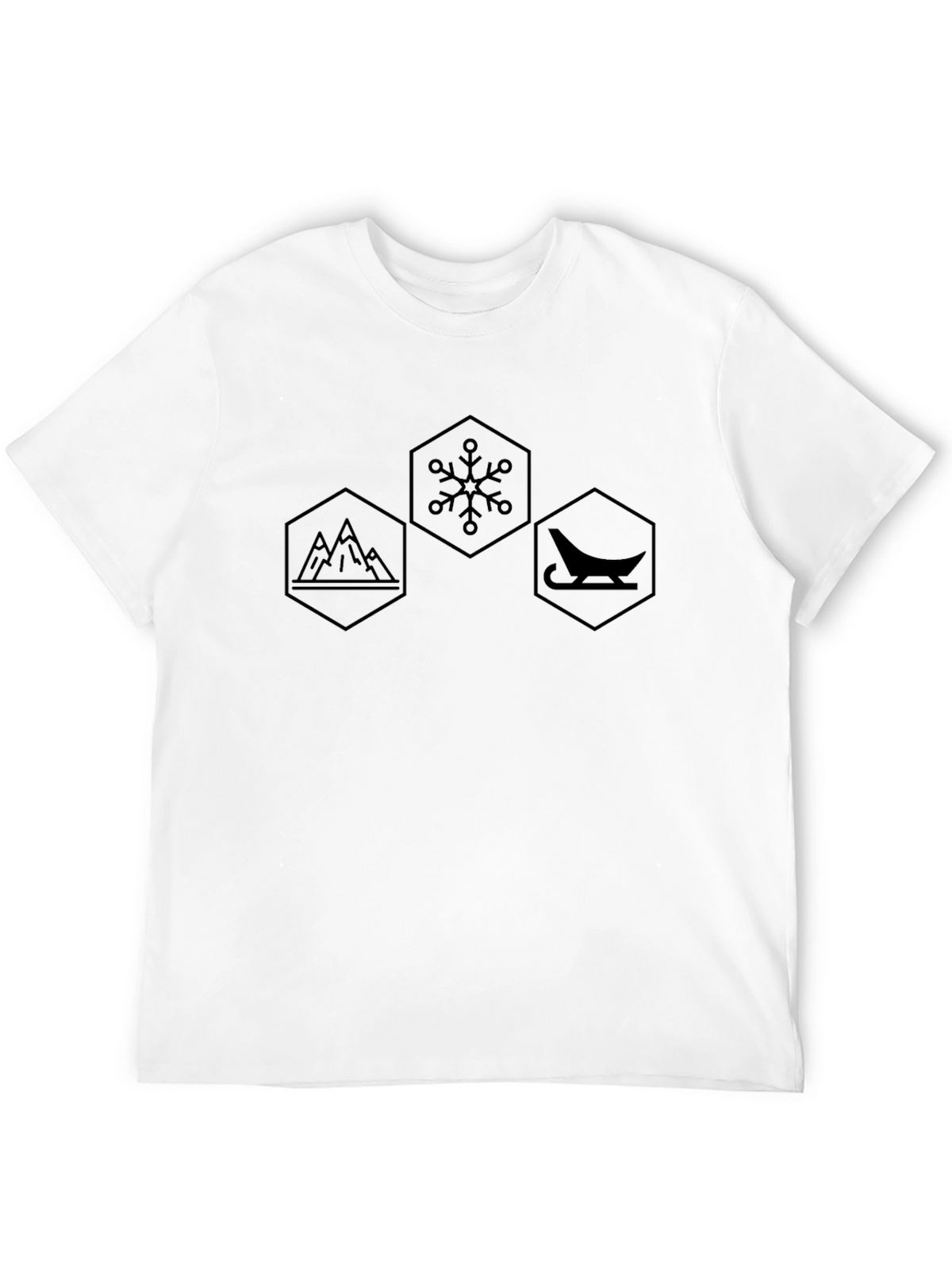 Winter Adventure Hexagon T-Shirt