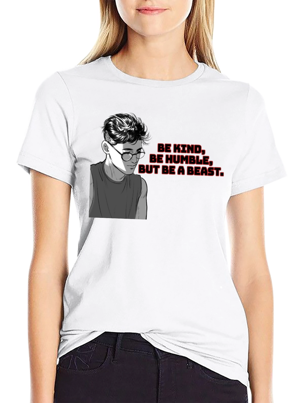 Be Kind Be Humble T-Shirt - Black Graphic Tee