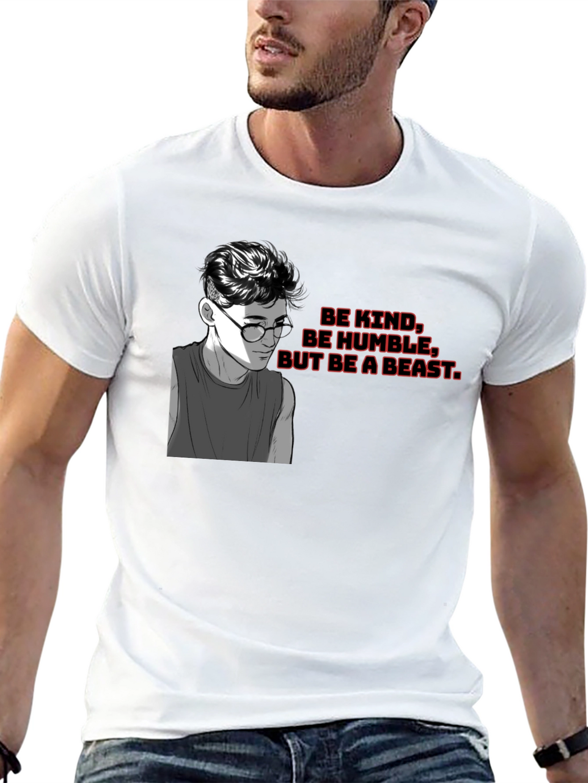 Be Kind Be Humble T-Shirt - Black Graphic Tee
