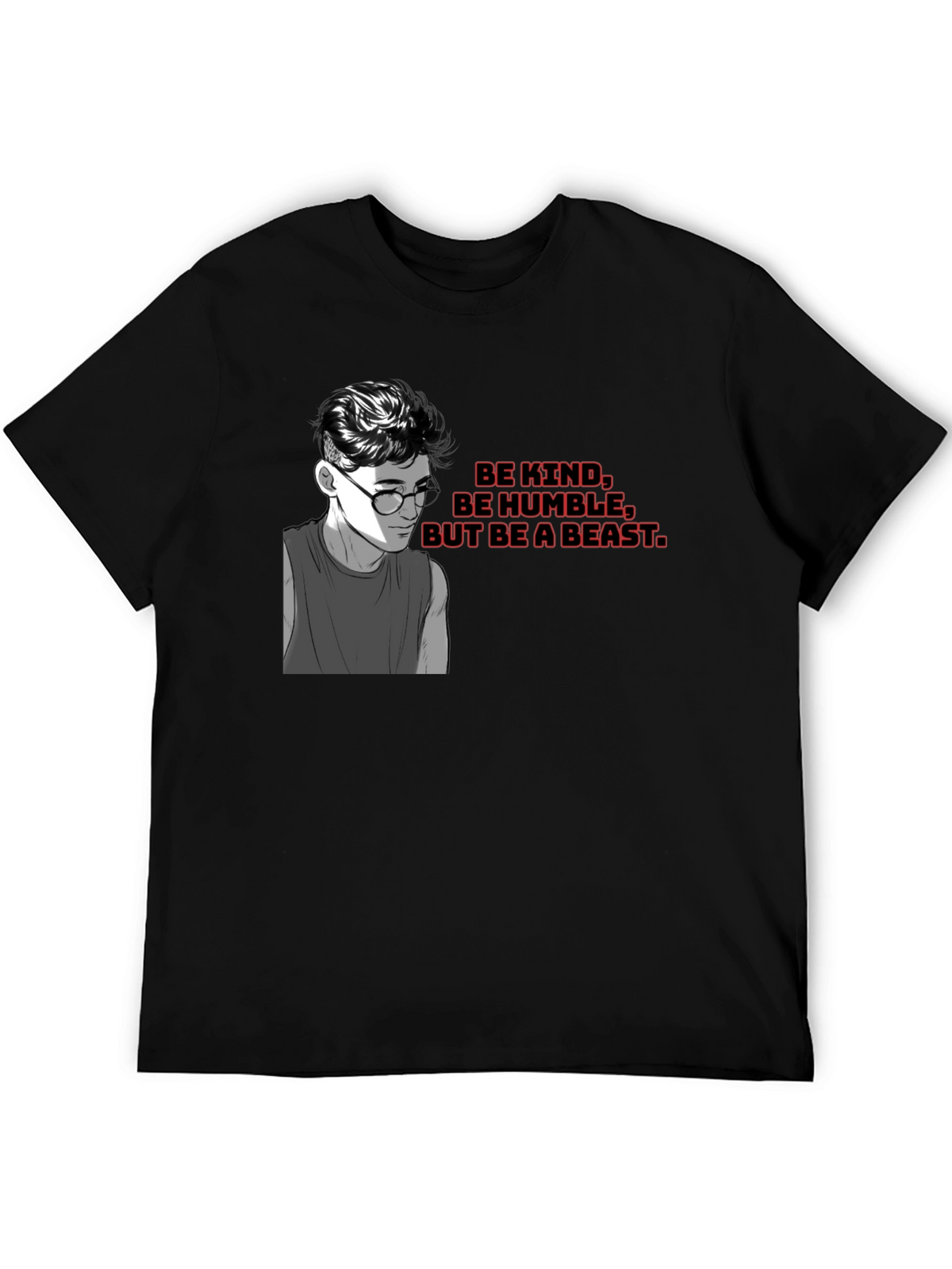 Be Kind Be Humble T-Shirt - Black Graphic Tee