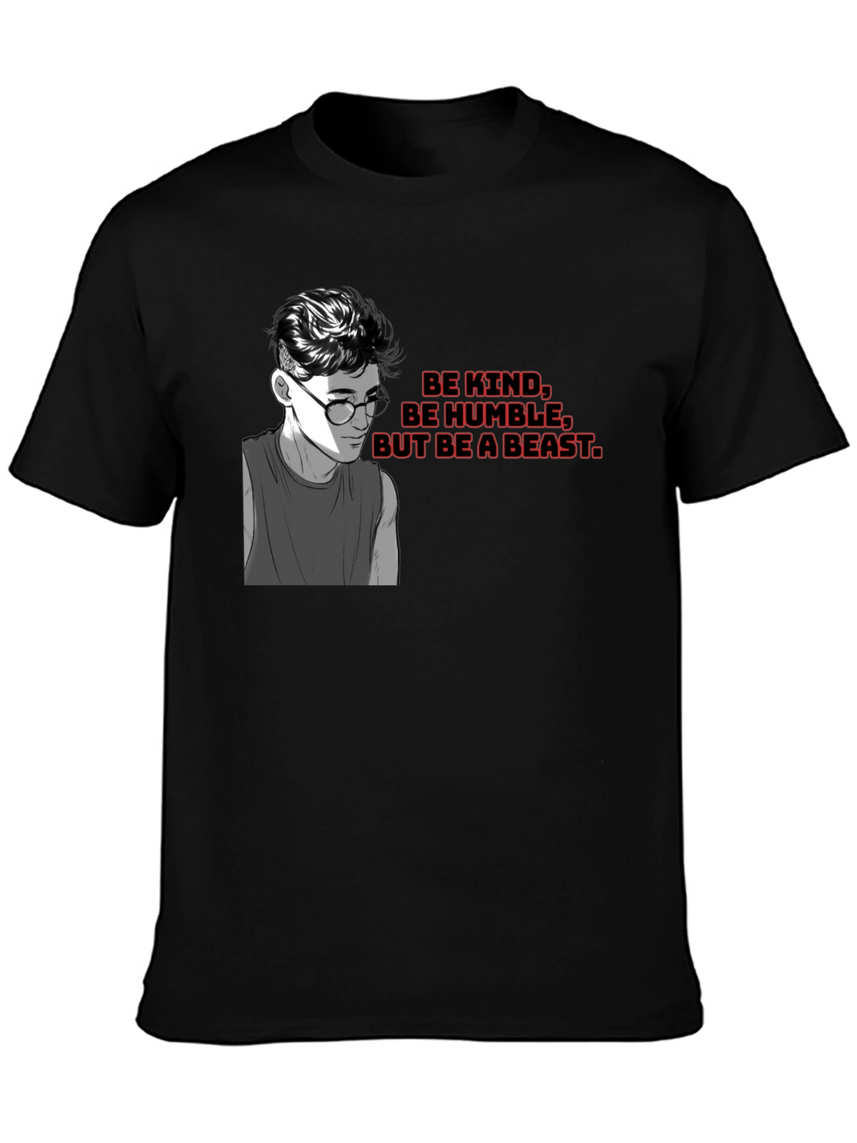Be Kind Be Humble T-Shirt - Black Graphic Tee