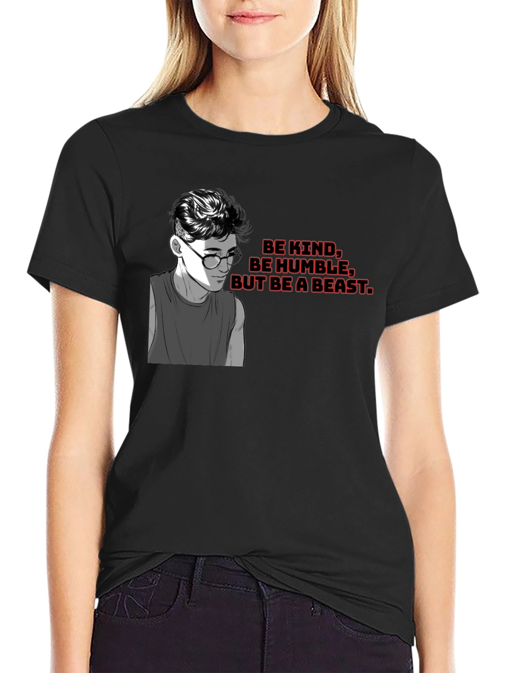 Be Kind Be Humble T-Shirt - Black Graphic Tee