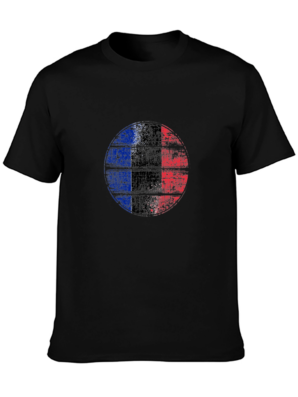France Flag Distressed Graphic Tee