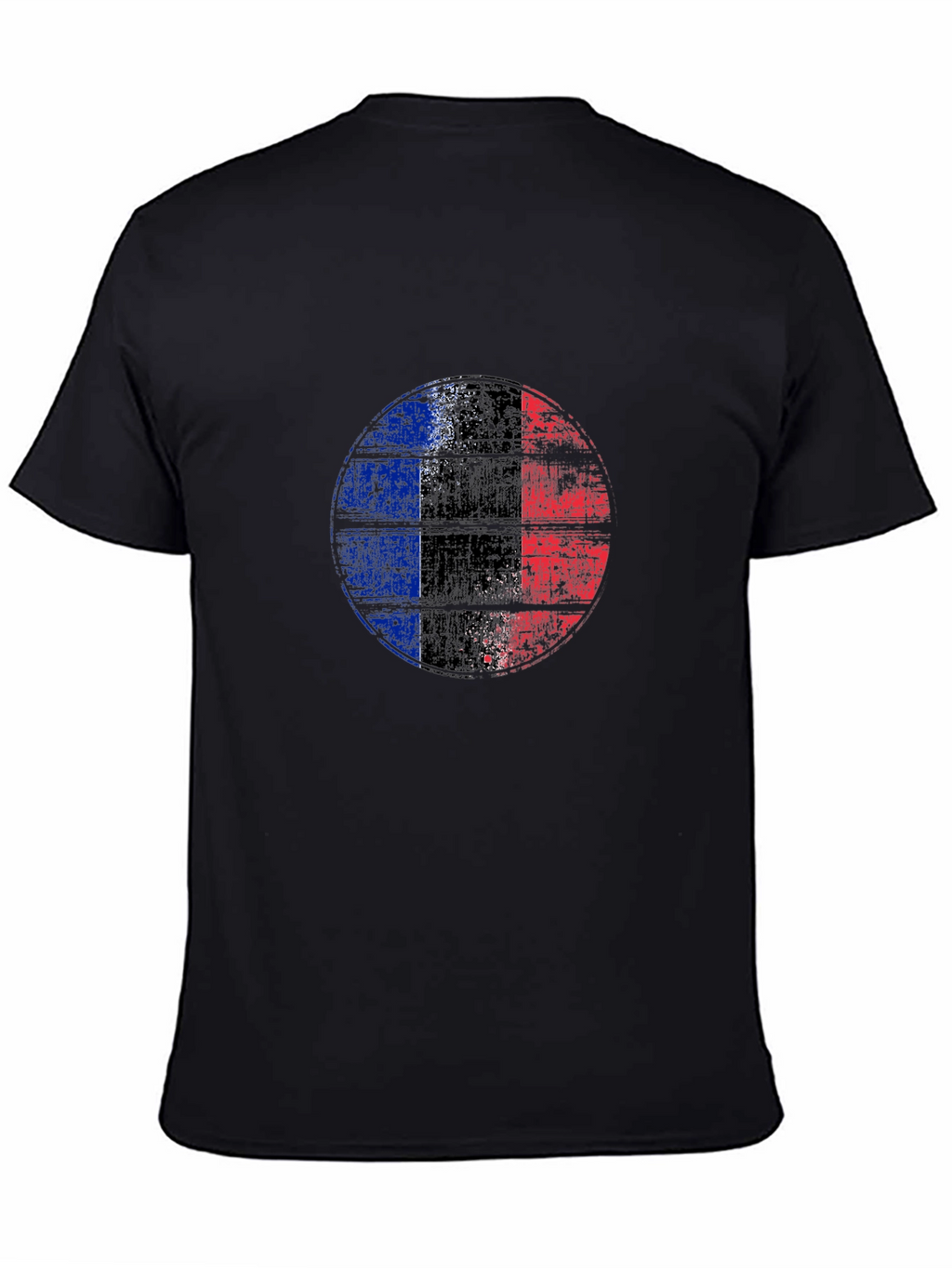 France Flag Distressed Graphic Tee