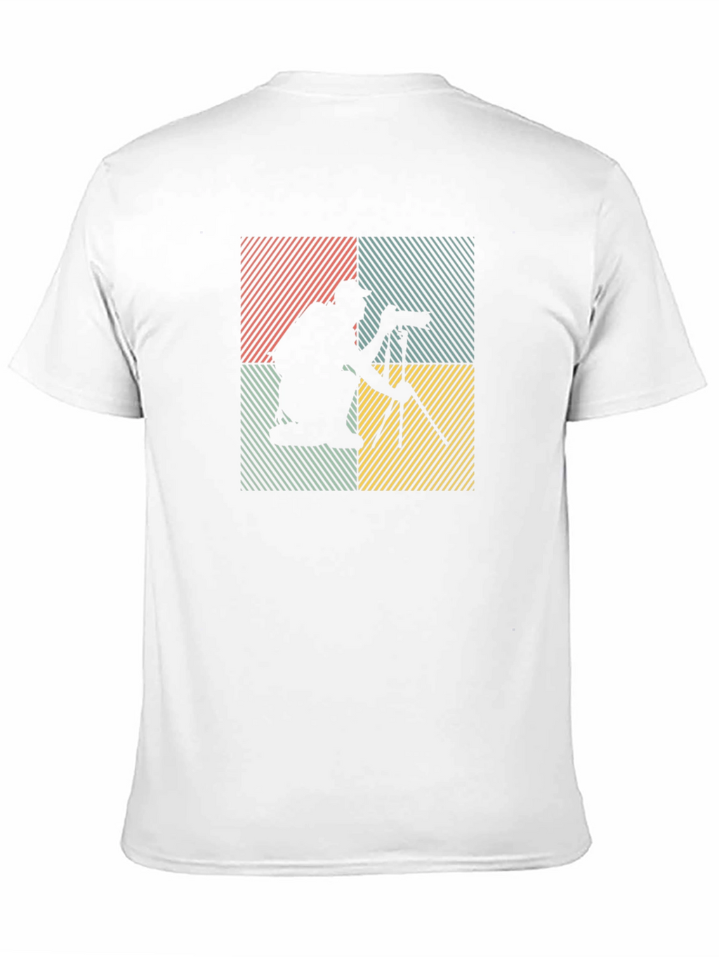 Photographer Silhouette Graphic Tee - Retro Style