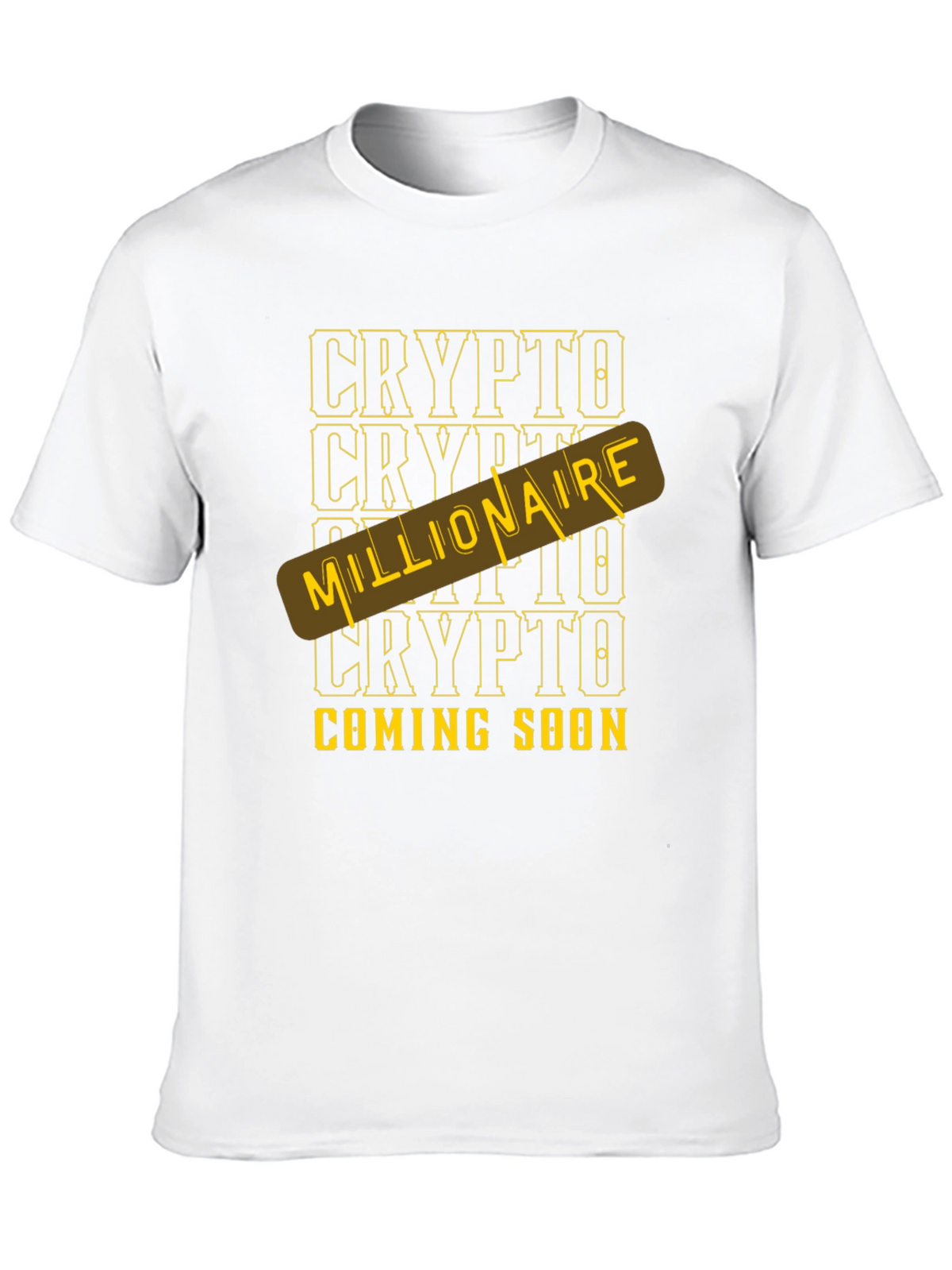 Crypto Millionaire Coming Soon Black T-Shirt