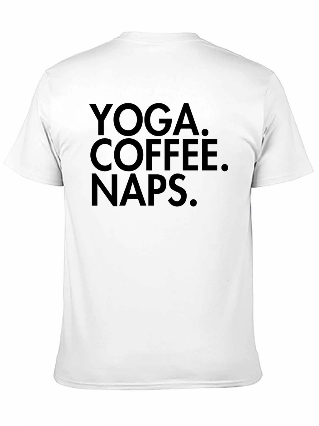 Yoga Coffee Naps Graphic Tee - Relaxed Comfort