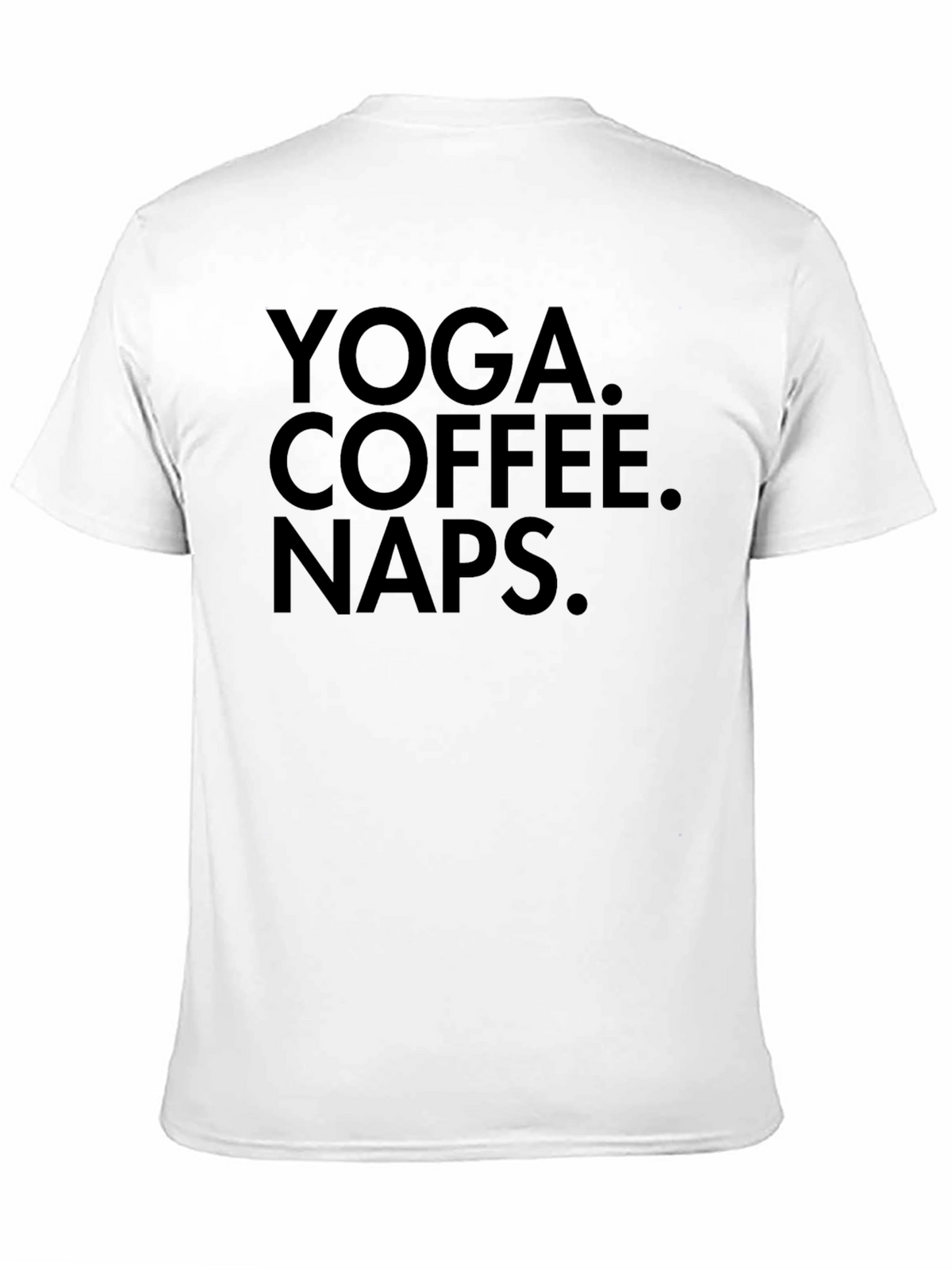 Yoga Coffee Naps Graphic Tee - Relaxed Comfort
