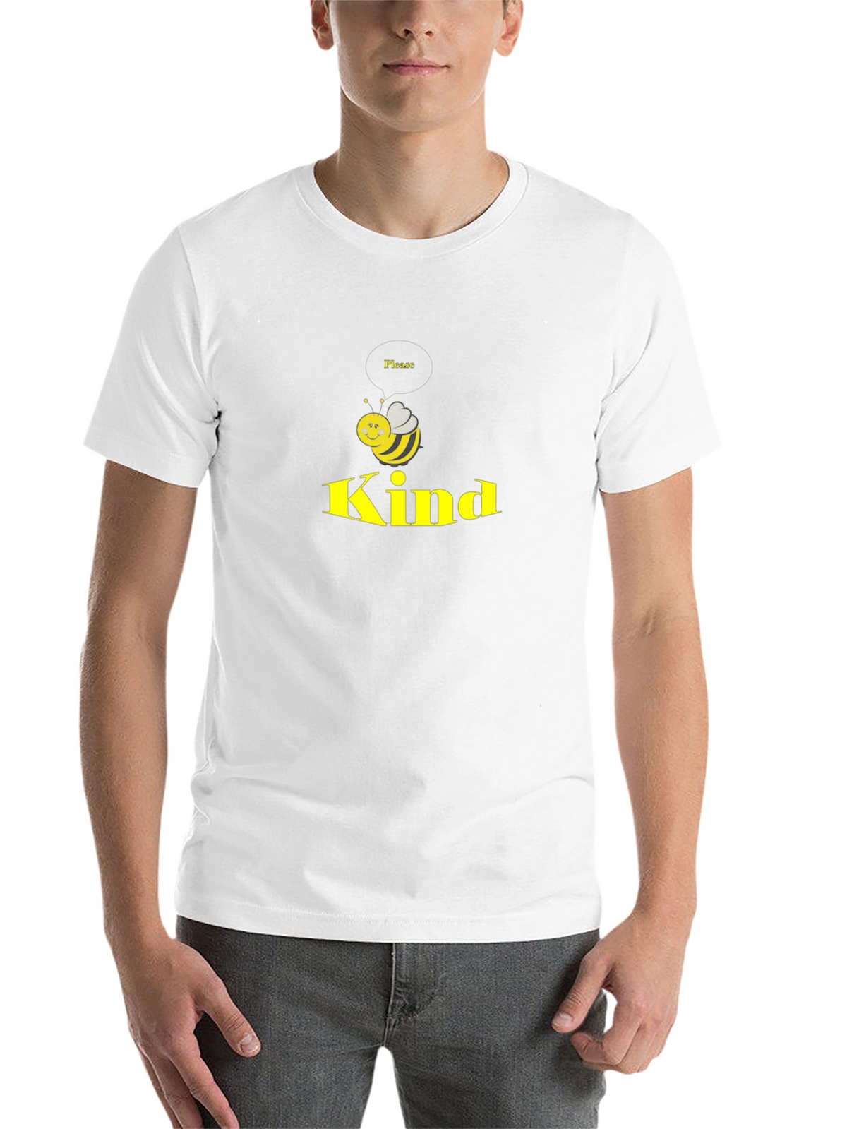 Be Kind T-Shirt - Black Cotton Blend
