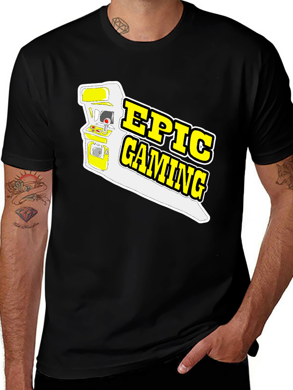 Epic Gaming T-Shirt - Retro Arcade Design