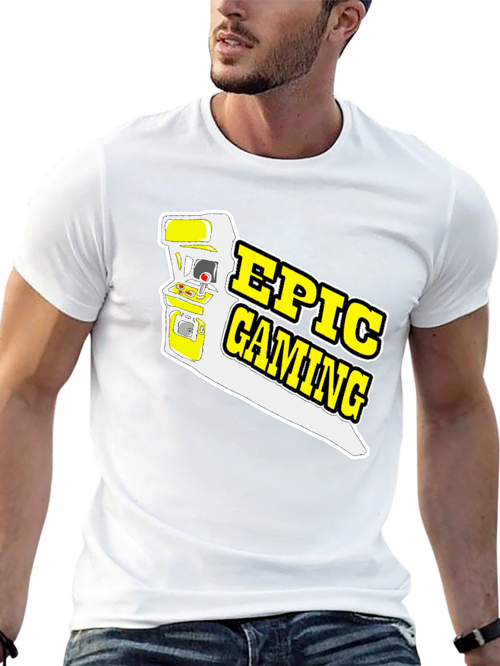 Epic Gaming T-Shirt - Retro Arcade Design
