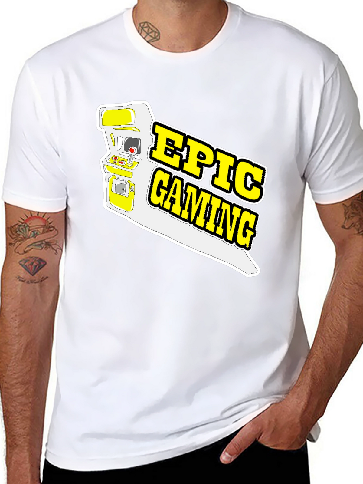Epic Gaming T-Shirt - Retro Arcade Design