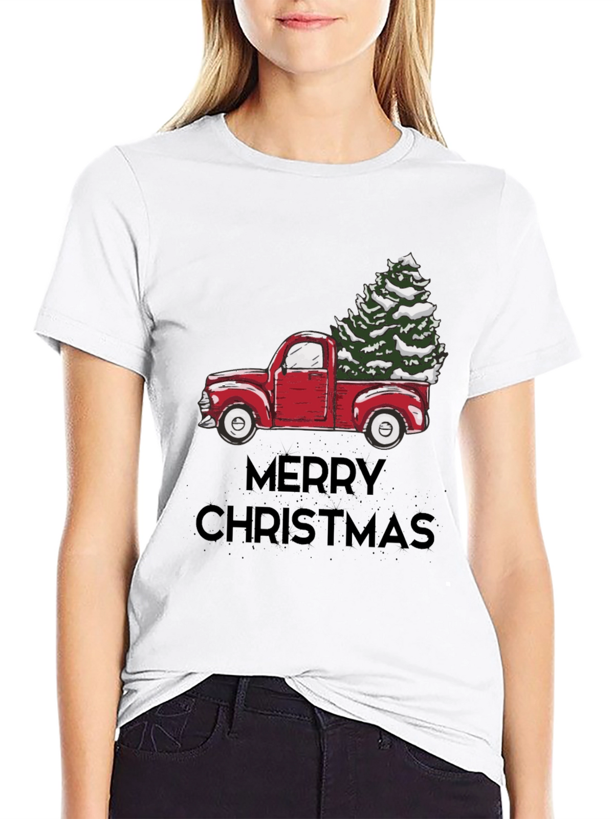 Merry Christmas Truck T-Shirt