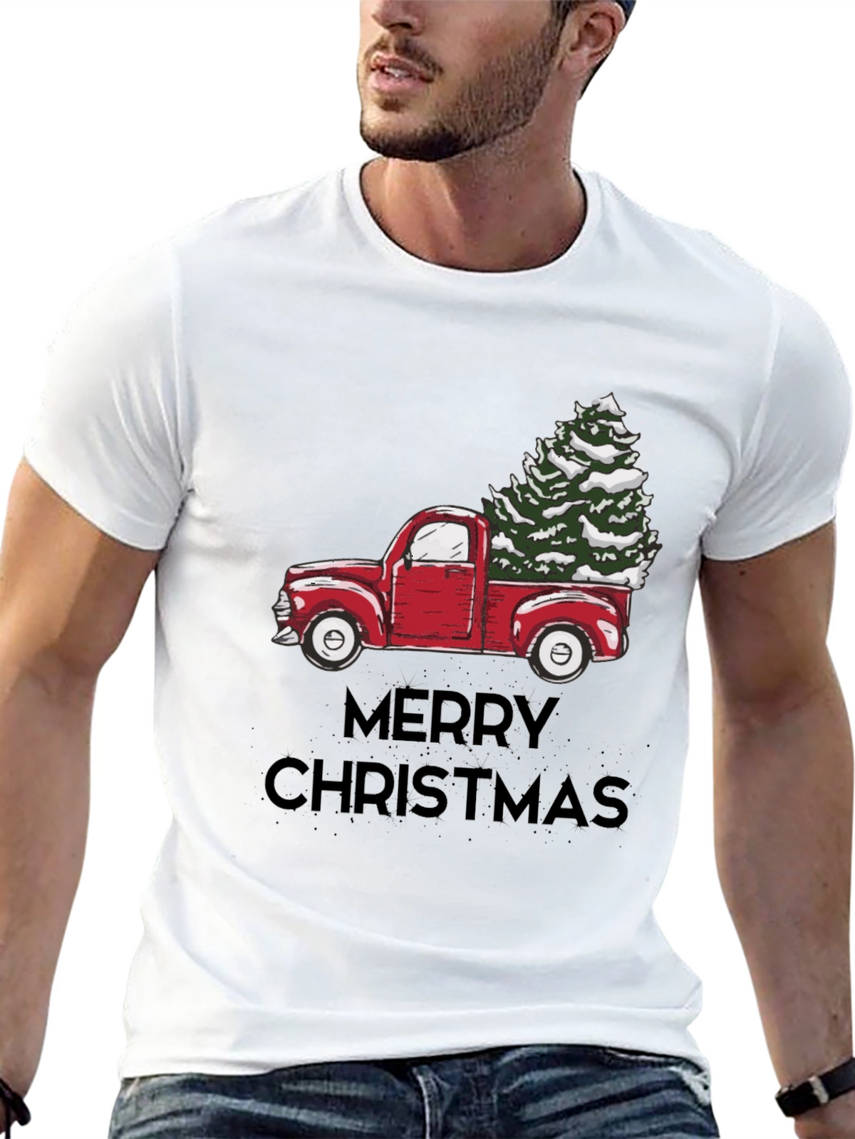 Merry Christmas Truck T-Shirt