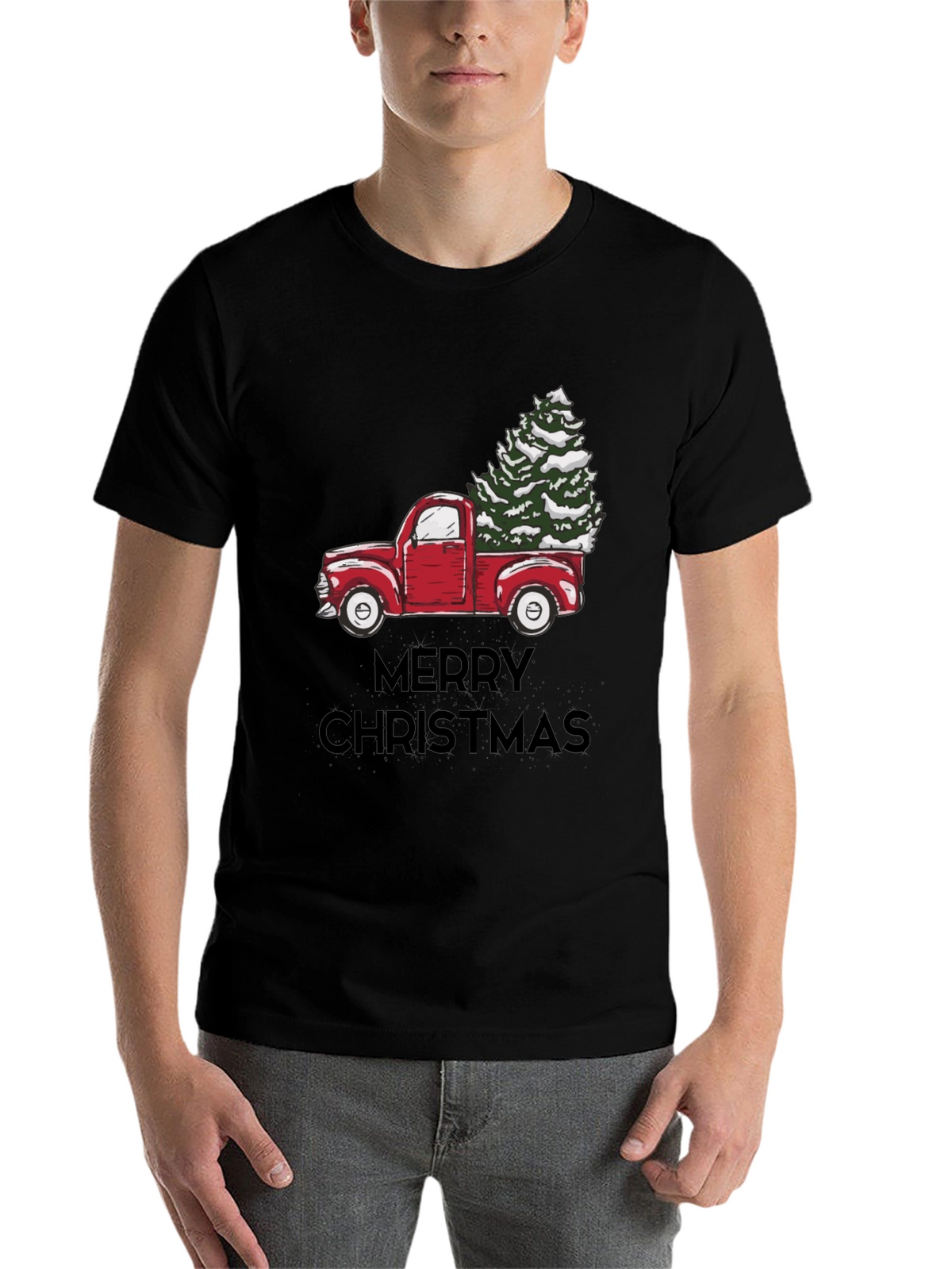 Merry Christmas Truck T-Shirt