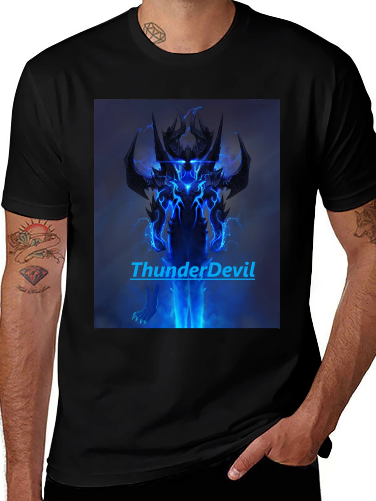 ThunderDevil Graphic Black T-Shirt