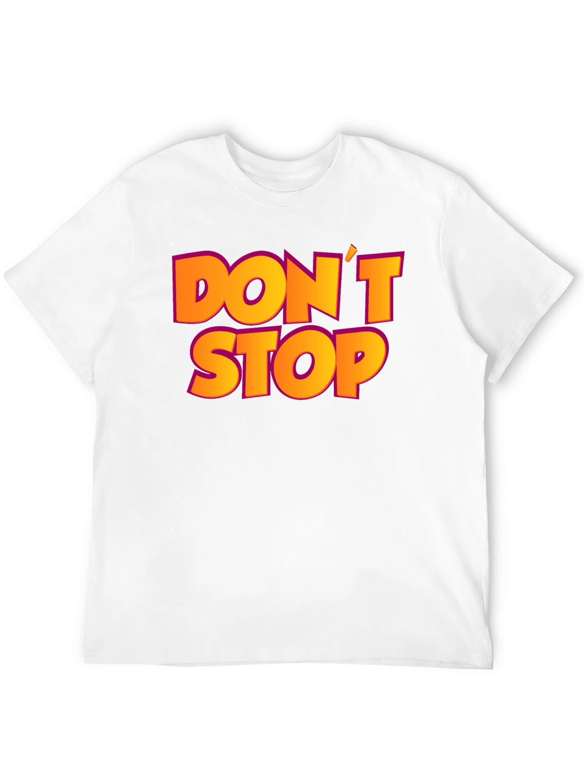 Dont Stop Black Graphic T-Shirt