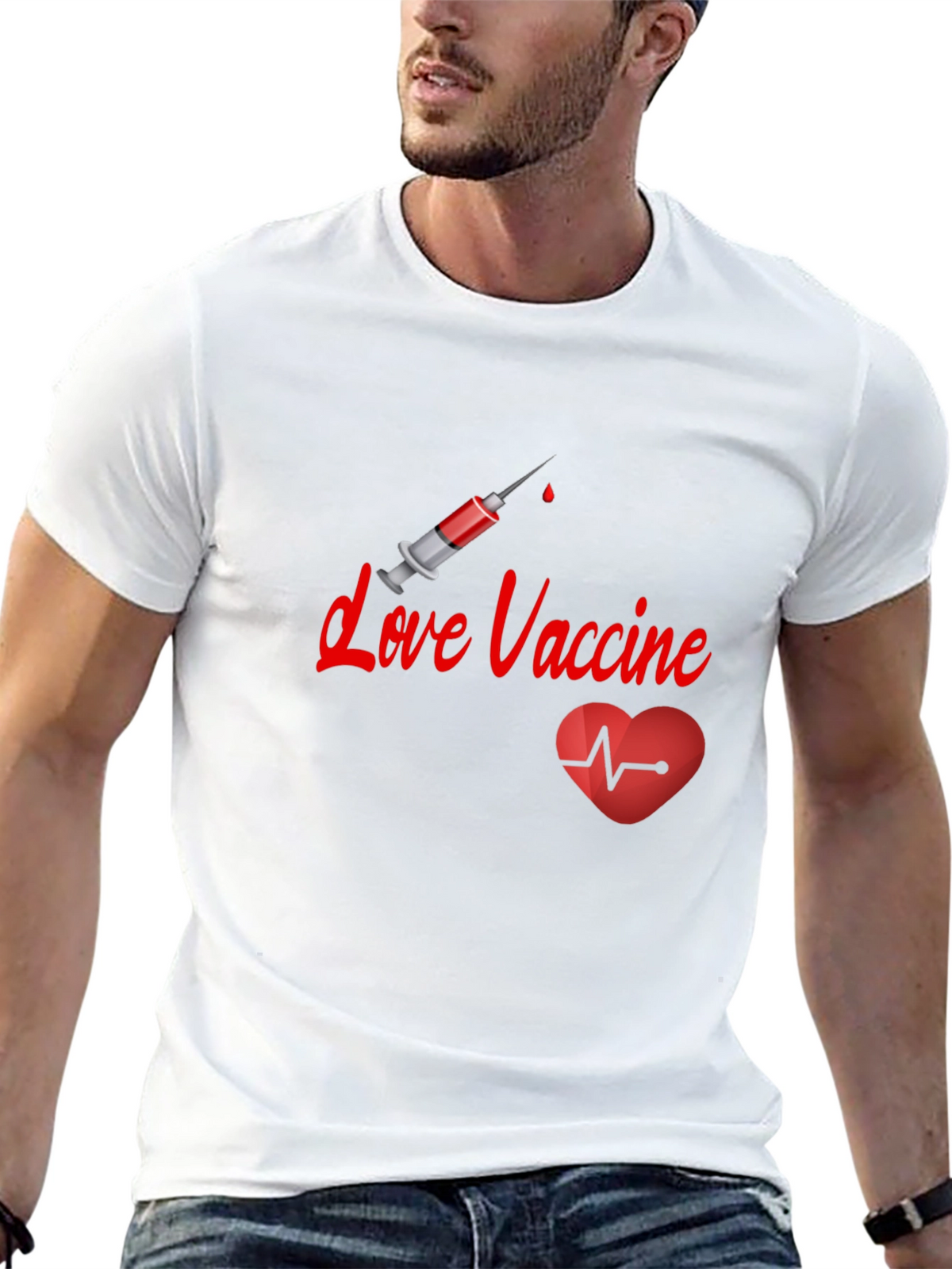 Love Vaccine T-Shirt - Pro-Vaccine Stylish Tee