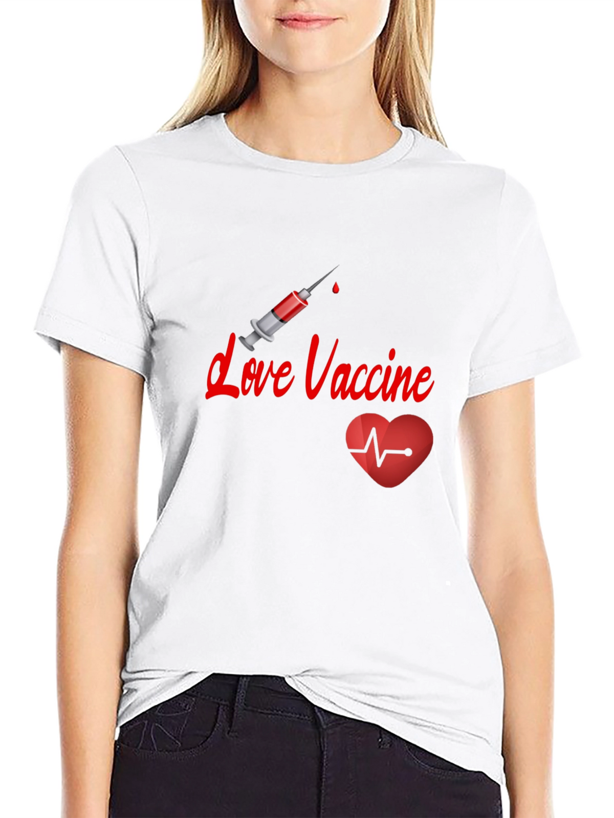 Love Vaccine T-Shirt - Pro-Vaccine Stylish Tee