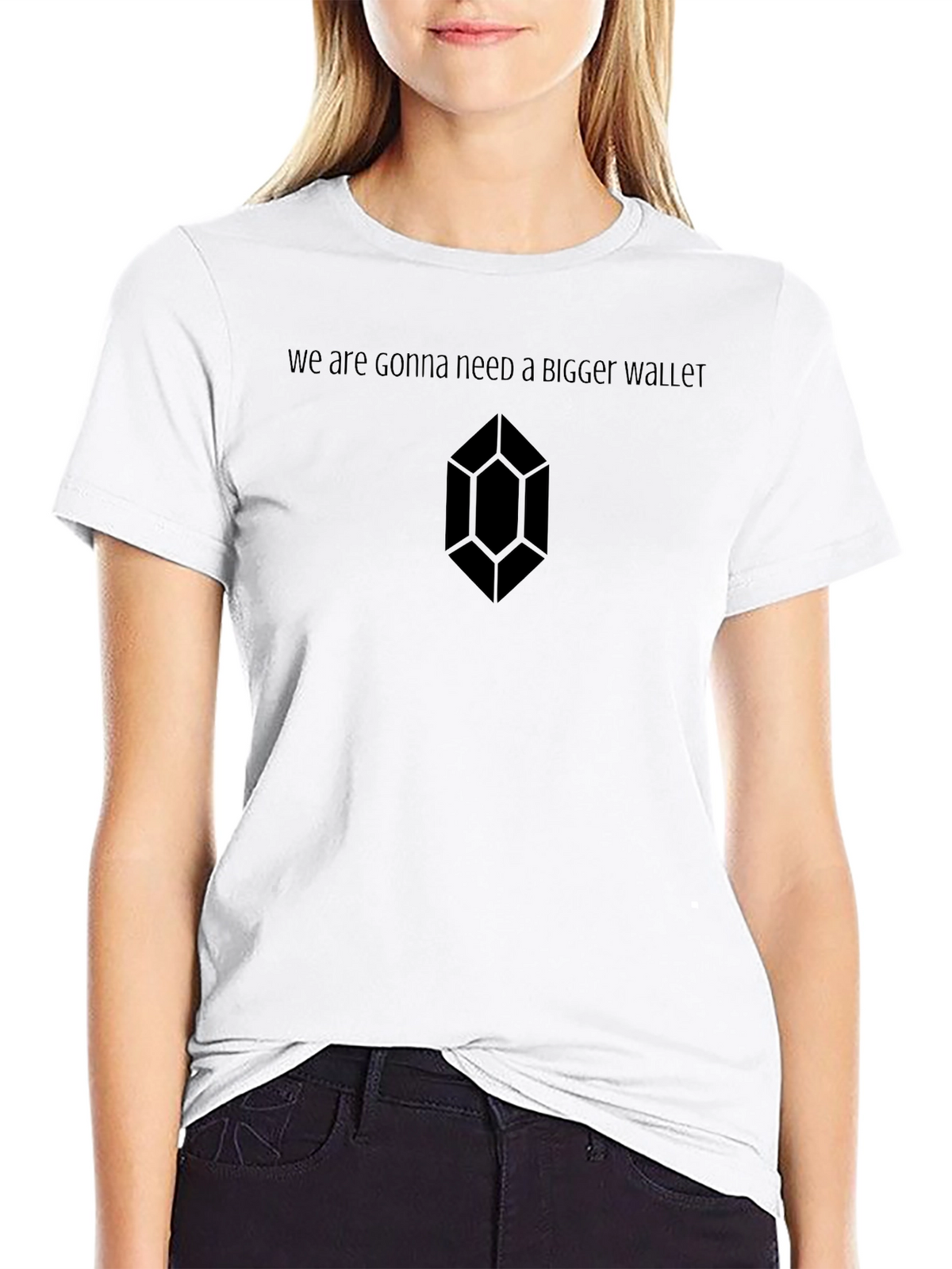 Gonna Need A Bigger Wallet Black Tee