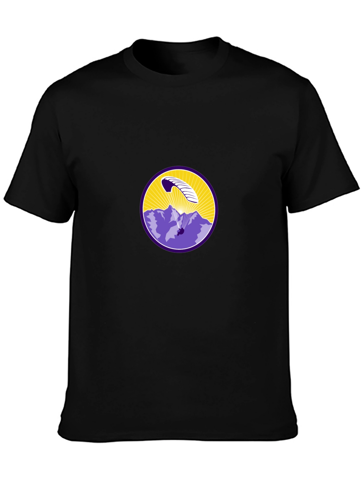 Paragliding Mountain Scene T-Shirt