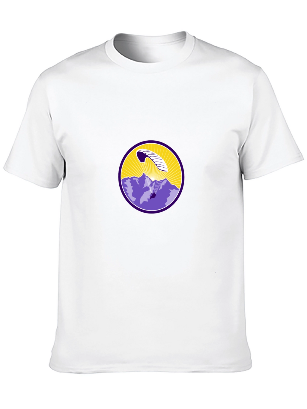 Paragliding Mountain Scene T-Shirt