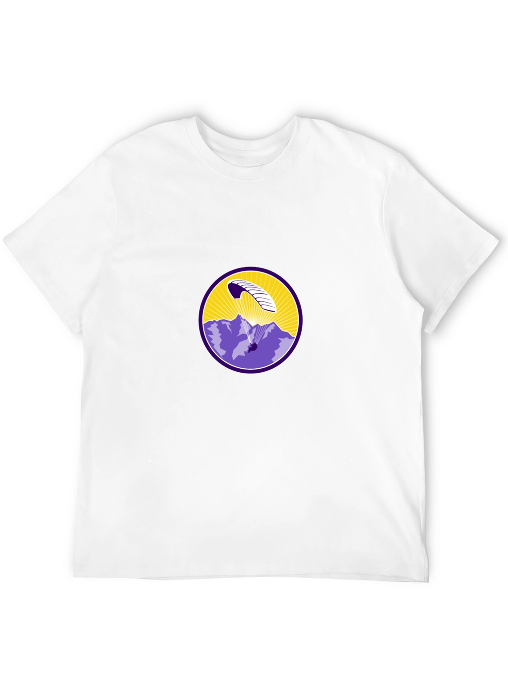Paragliding Mountain Scene T-Shirt