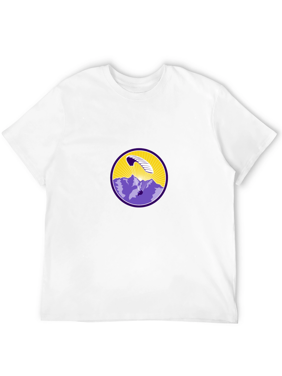 Paragliding Mountain Scene T-Shirt
