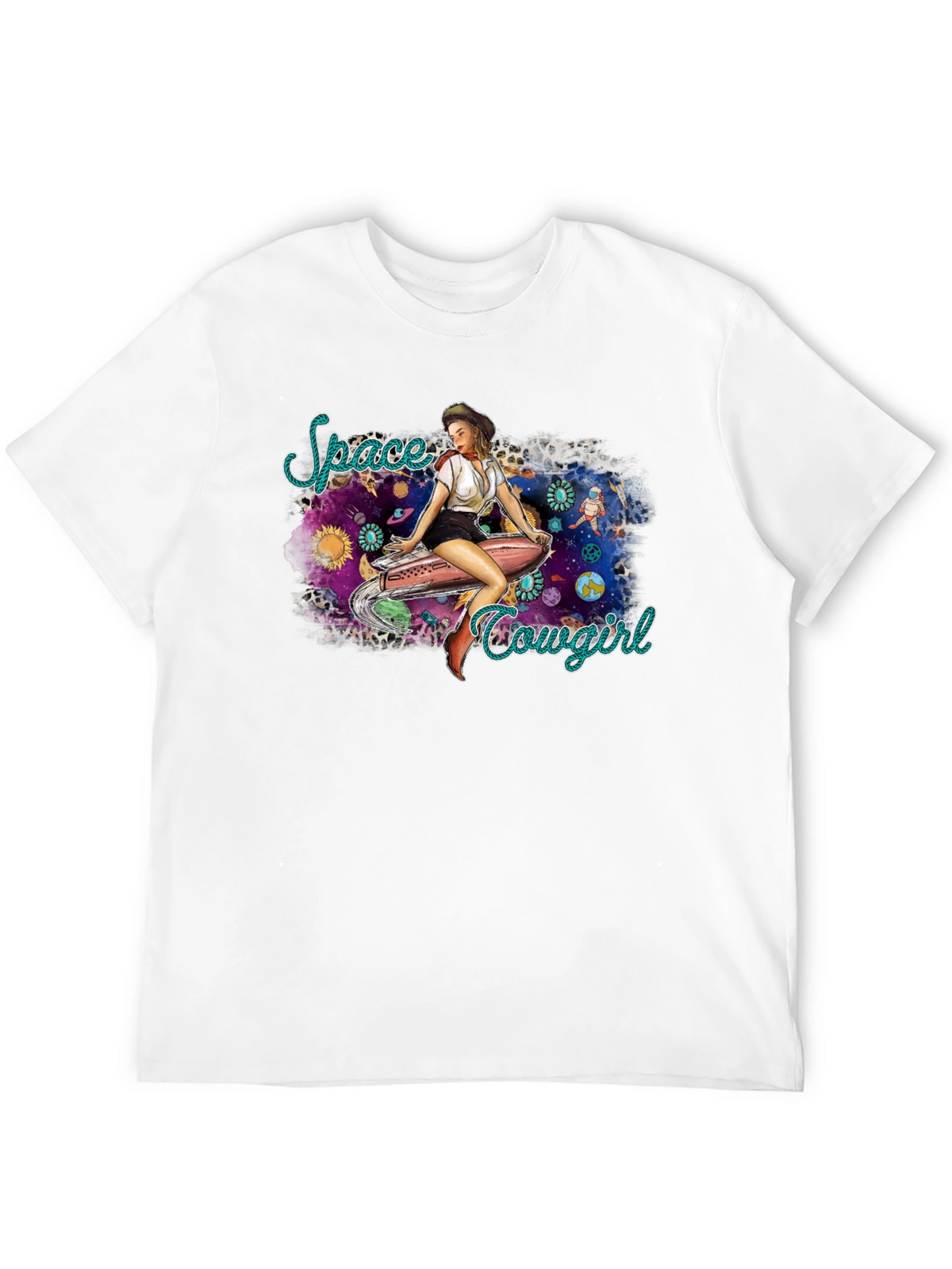 Space Cowgirl Graphic T-Shirt