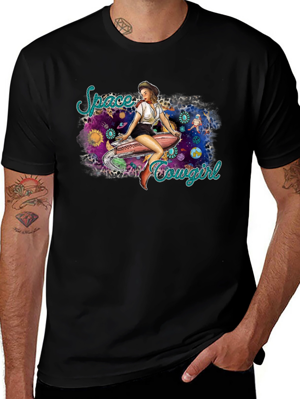 Space Cowgirl Graphic T-Shirt