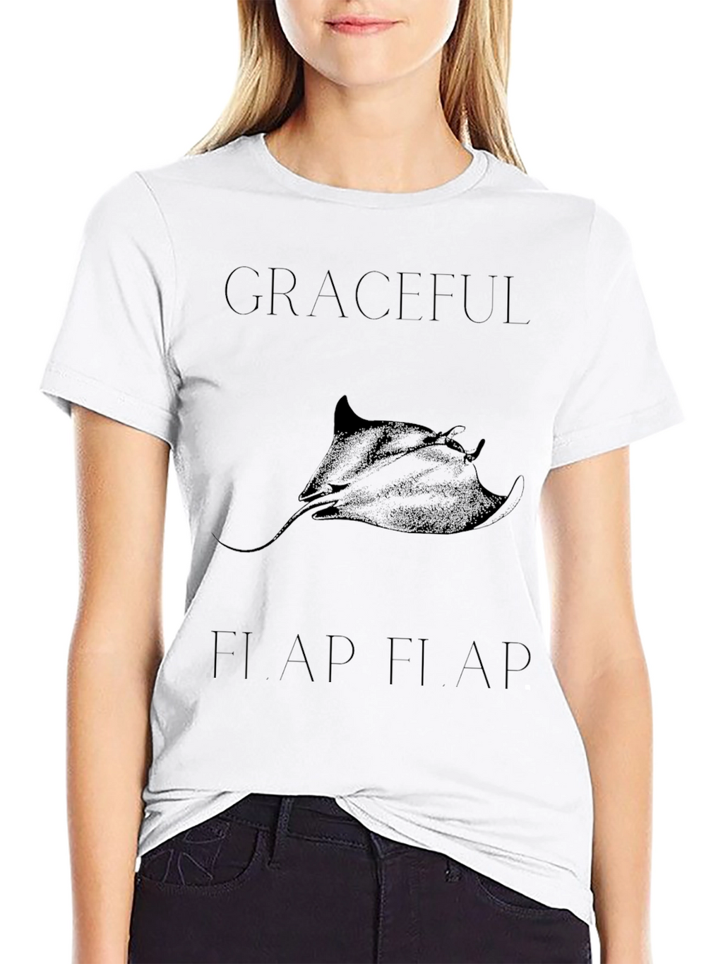 Graceful Flap Flap Graphic T-Shirt