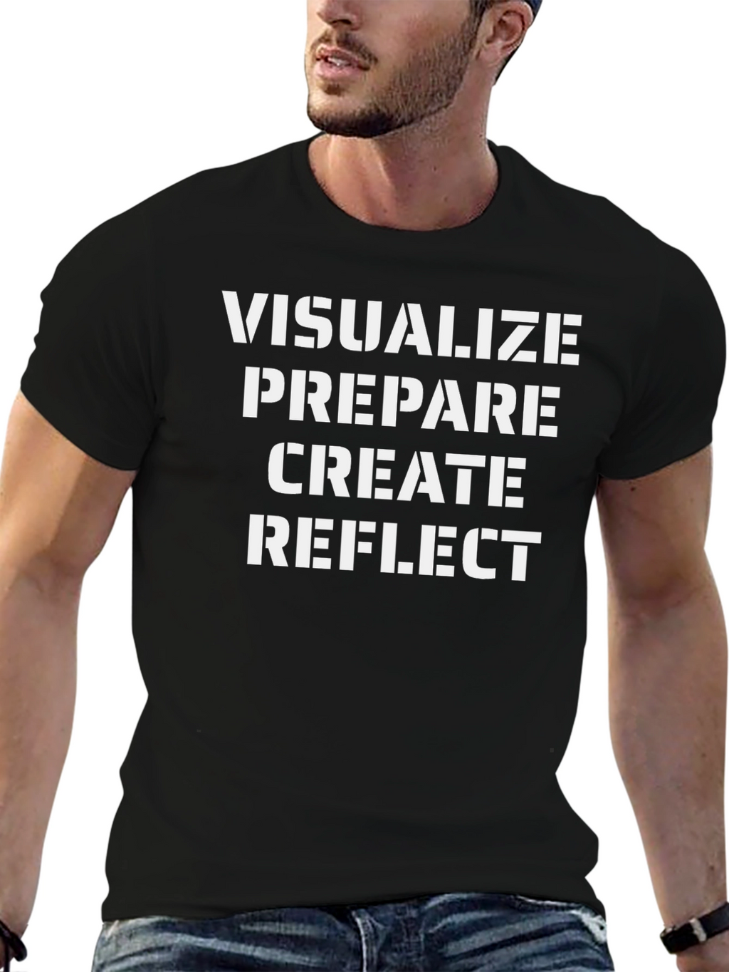 Visualize Prepare Reflect Graphic Tee