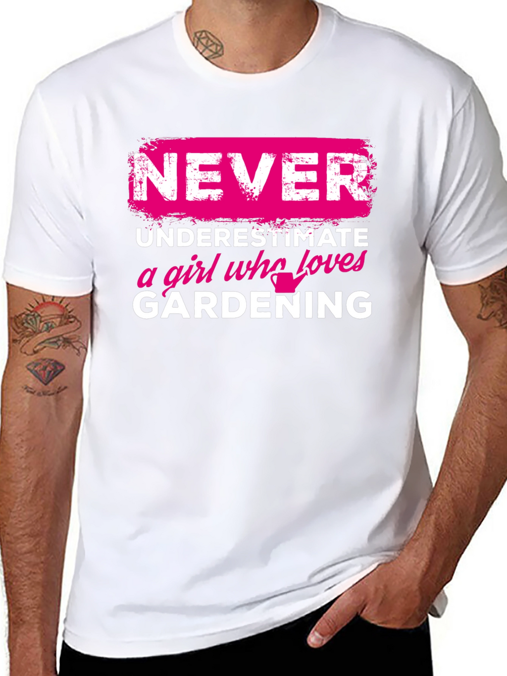 Gardening Girl T-Shirt: Never Underestimate