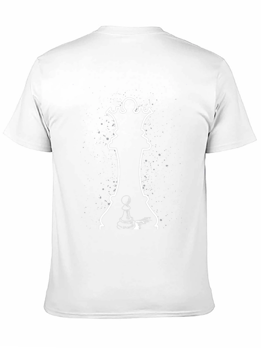 Chess Queen & Pawn Graphic T-Shirt