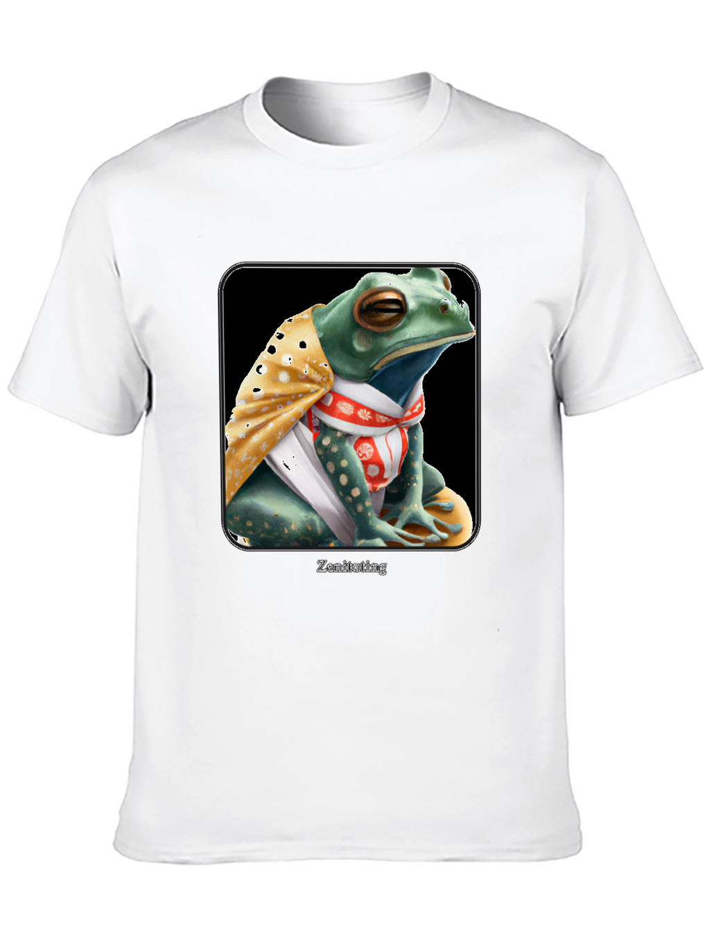 Zen Frog Graphic Tee - Meditating Reptile T-Shirt