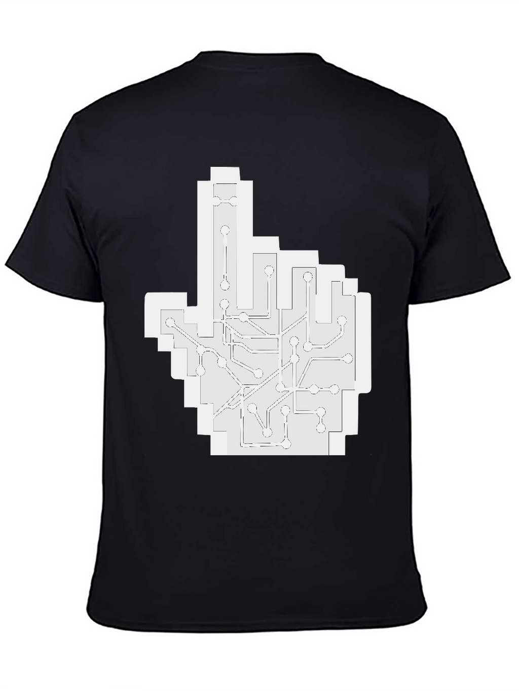 Circuit Hand T-Shirt - Tech Style Tee
