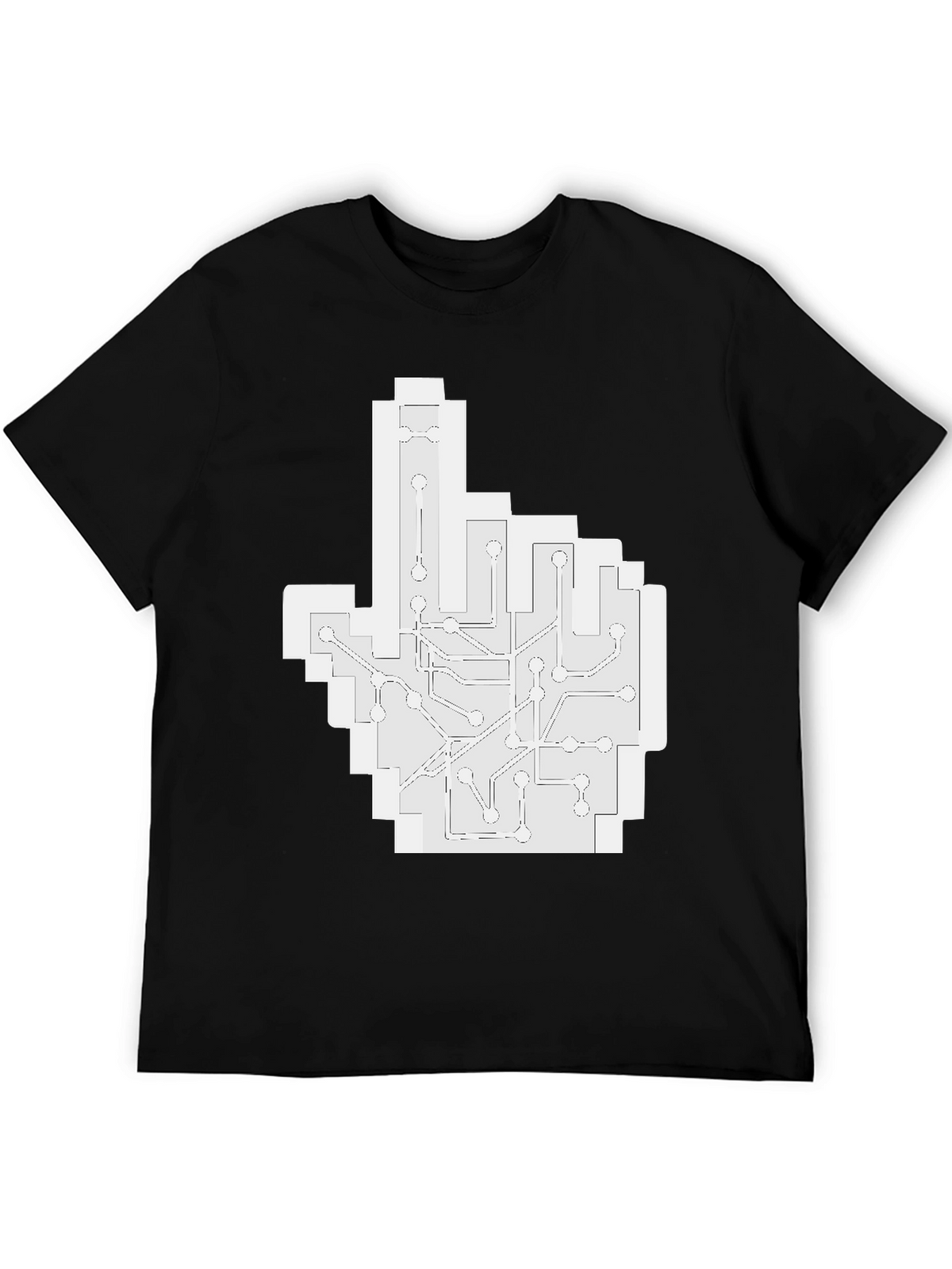 Circuit Hand T-Shirt - Tech Style Tee