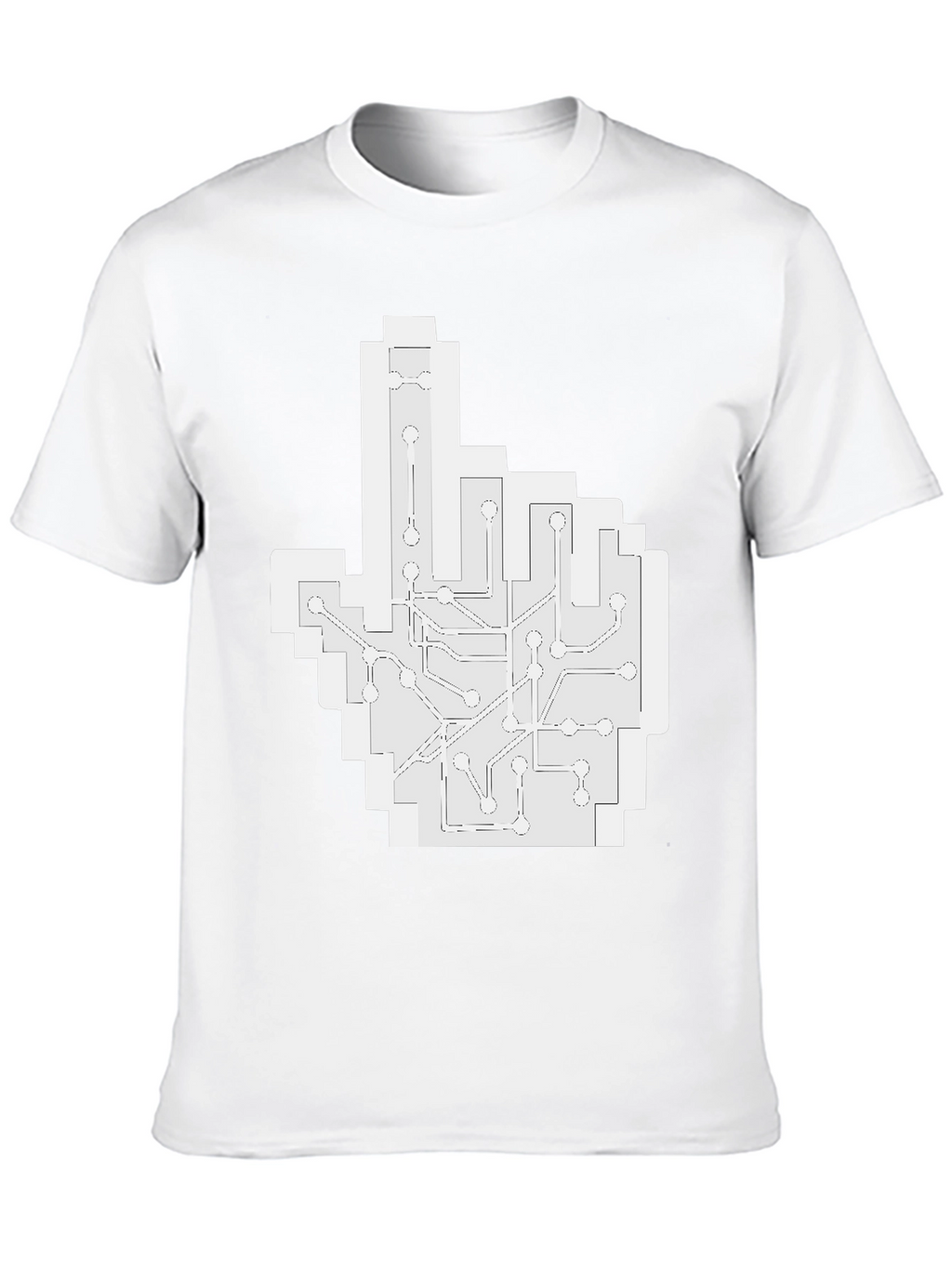 Circuit Hand T-Shirt - Tech Style Tee