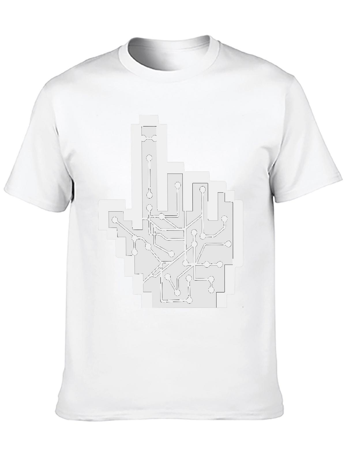 Circuit Hand T-Shirt - Tech Style Tee
