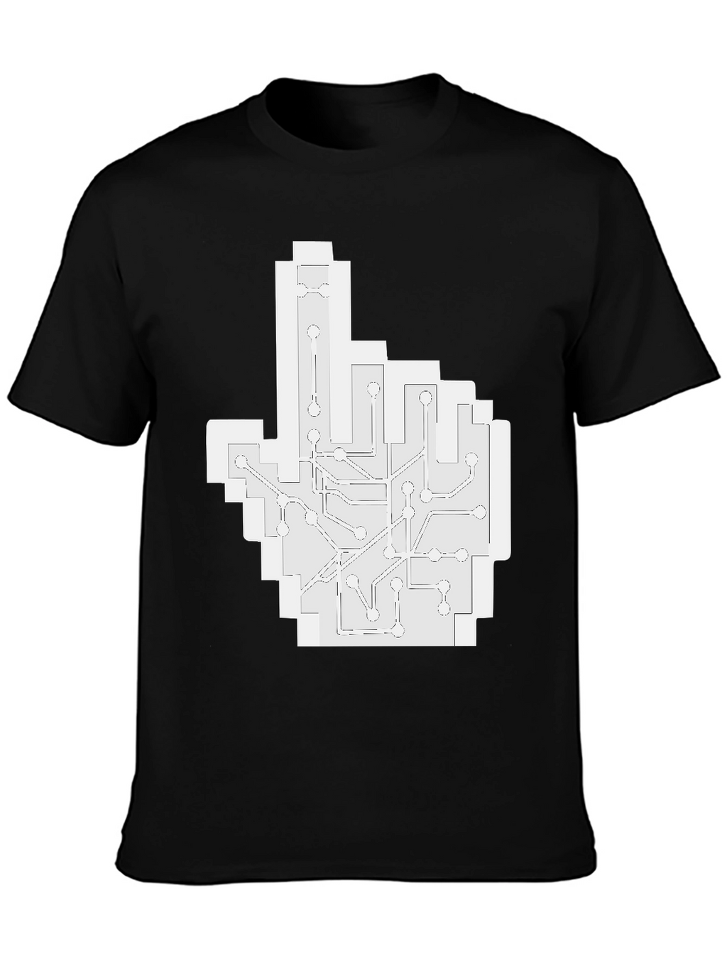 Circuit Hand T-Shirt - Tech Style Tee
