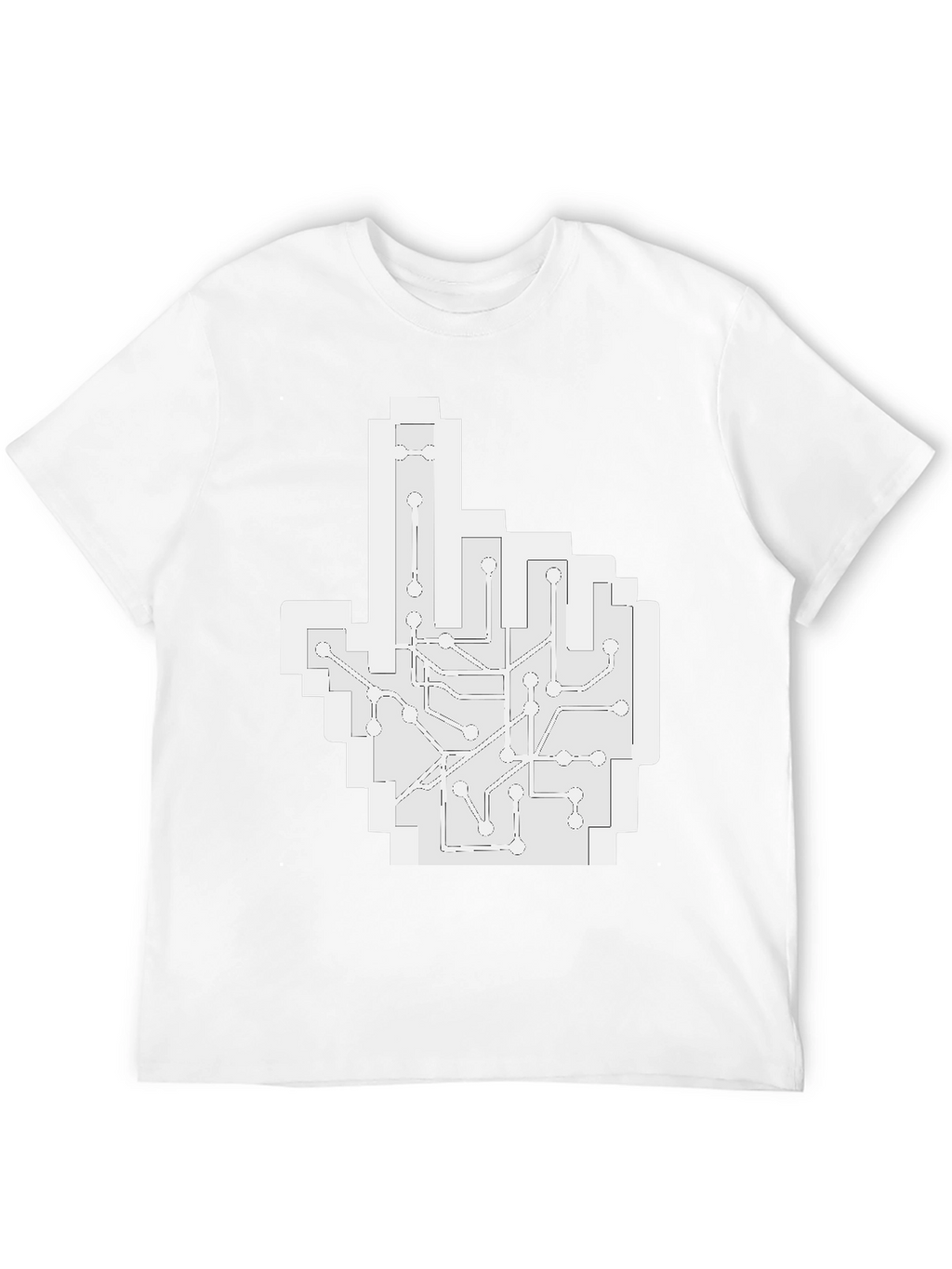 Circuit Hand T-Shirt - Tech Style Tee