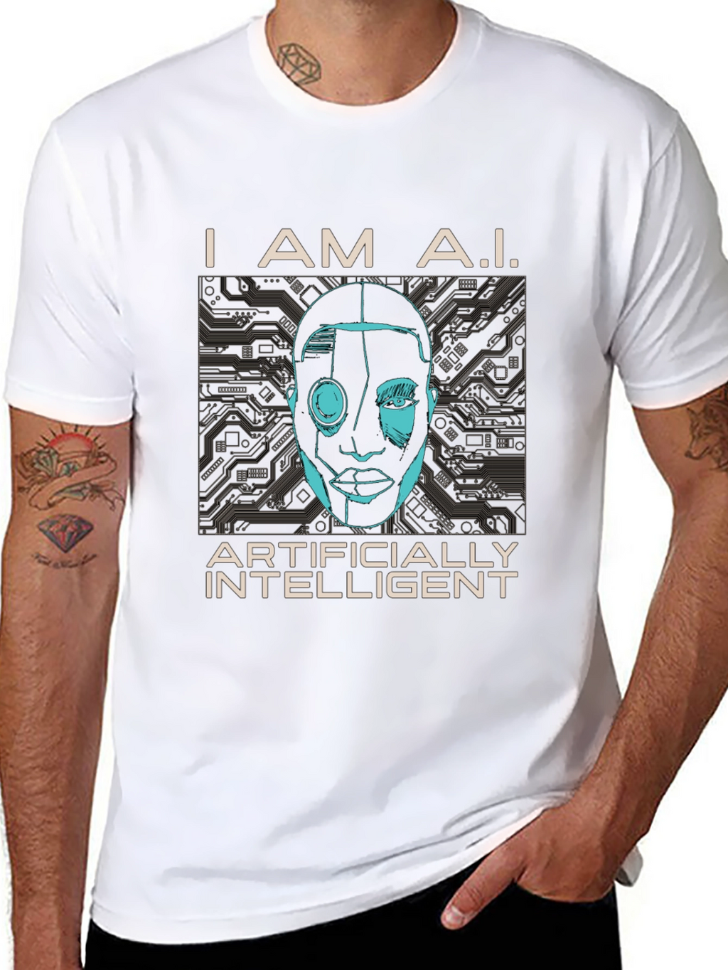 I AM A.I. Artificially Intelligent Graphic T-Shirt