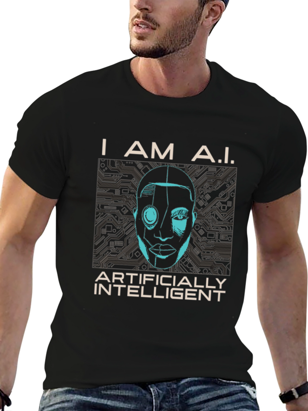 I AM A.I. Artificially Intelligent Graphic T-Shirt