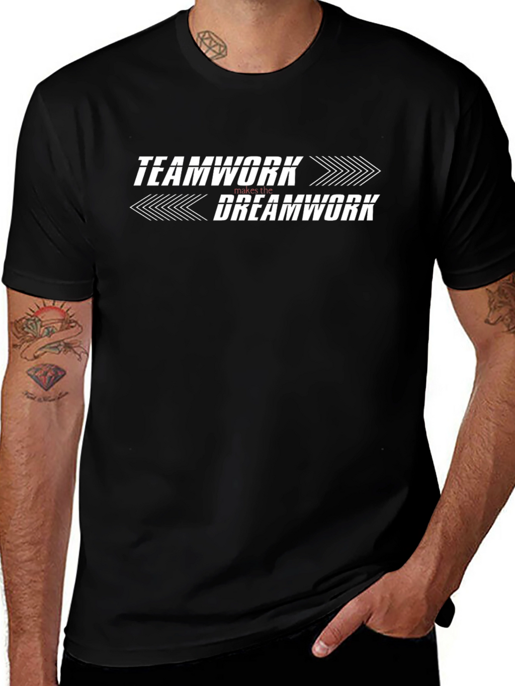 Teamwork Dreamwork Graphic T-Shirt