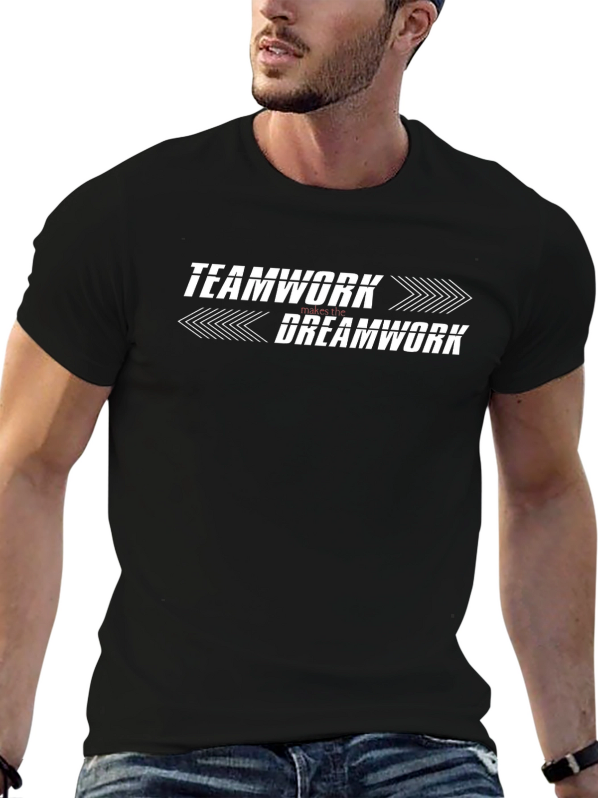 Teamwork Dreamwork Graphic T-Shirt