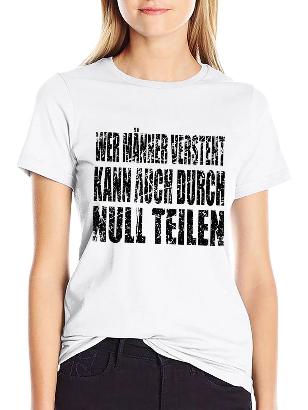 Humorous German Slogan T-Shirt - Mens Black Tee