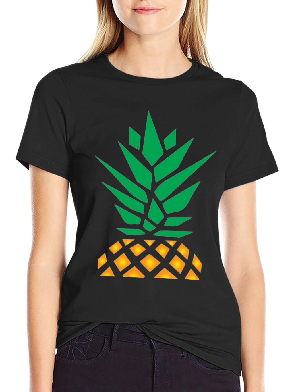 Pineapple Graphic T-Shirt - Funky Fruit Design
