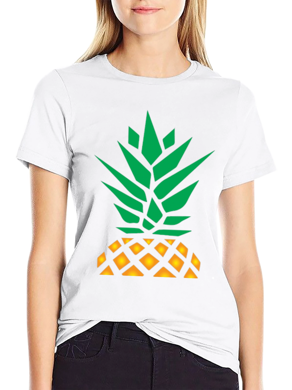 Pineapple Graphic T-Shirt - Funky Fruit Design