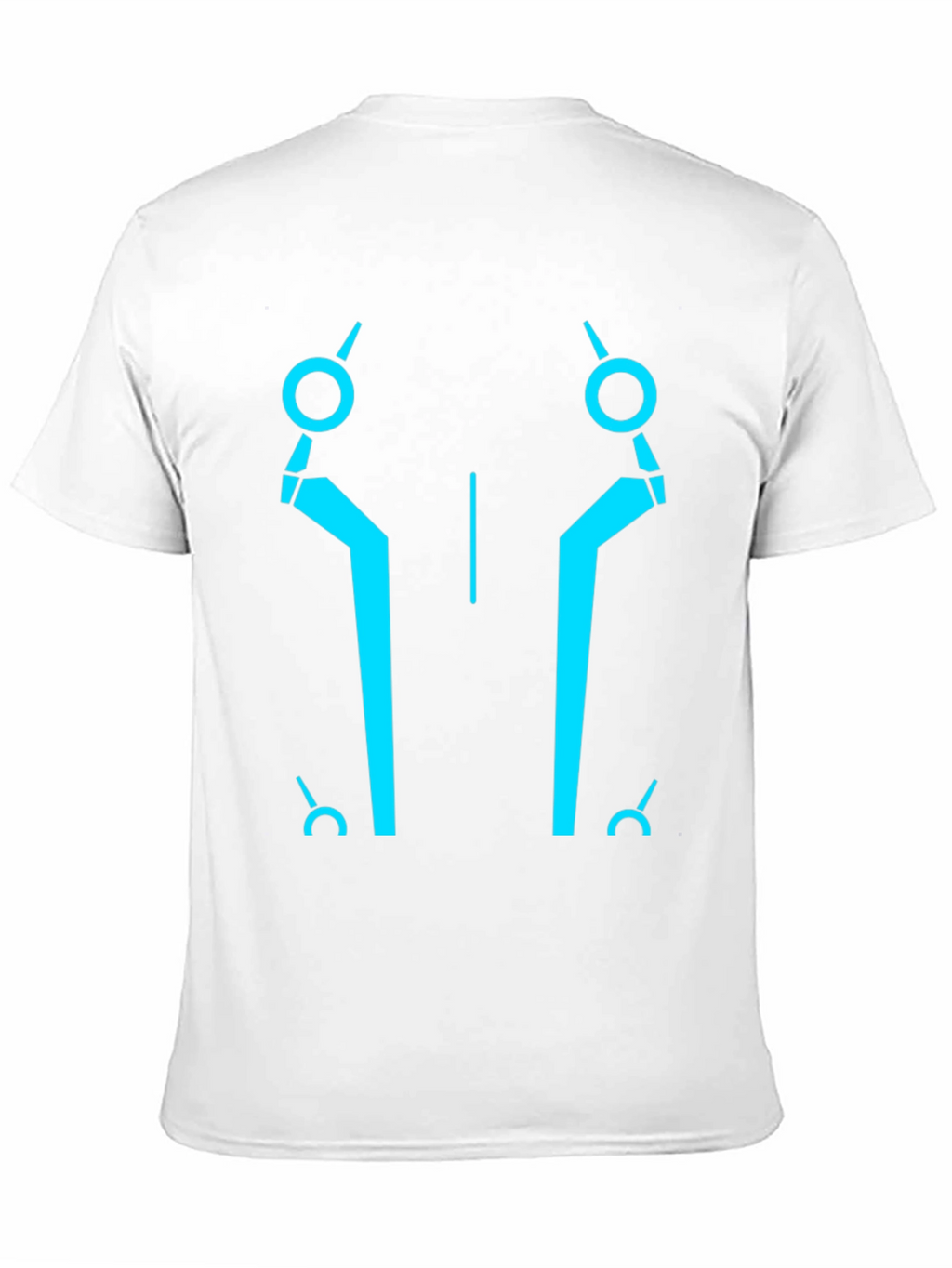 Tron Inspired Graphic Tee - Black