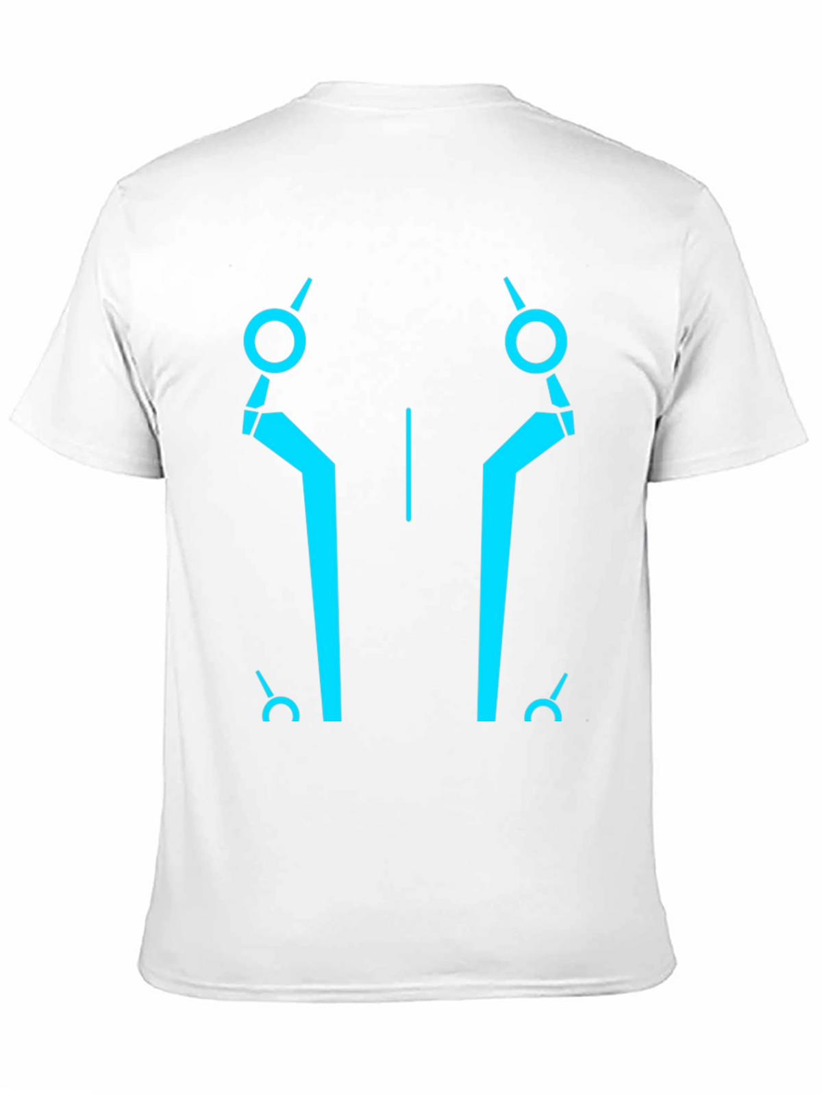 Tron Inspired Graphic Tee - Black